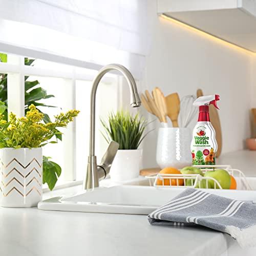 Miniatura de Veggie Wash: Paquete Lavador de Frutas y Verduras (Spray 16 oz + Relleno 1 Galón) 7