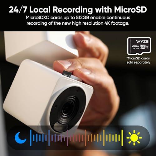 WYZE Cam Pan v4, 4K Smart Security Camera, AI Indoor/Outdoor Cameras for Home Security, Baby & Pet, Color Night Vision, 360° Pan/Tilt/8 x Digital Zoom, 2.4G & 5G, Works with Alexa  thumbnail 12