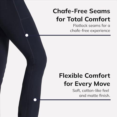 Miniatura de Pantalón Skechers Go Walk Tiro Alto Joy para Mujer – Stretch 4 Vías, Absorbe Humedad, Negro, Talla S 5