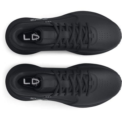 Under Armour Unisex Lockdown 7, (003) Black/Black/Metallic Silver, 8, US thumbnail 4