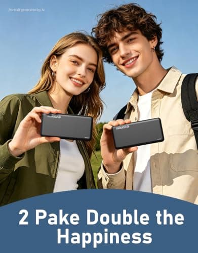 Miniatura de Evopow: Paquete de 2 Power Banks Portátiles de 10000mAh 4