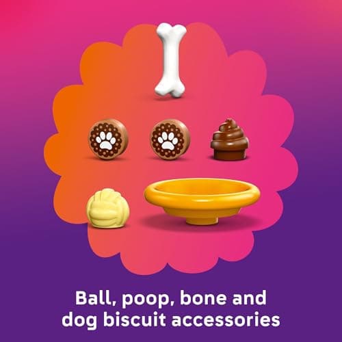 LEGO Friends Puppy Playground Pretend Play Building Toy - Creative Storytelling Playset for Girls & Boys, Ages 4+ - Includes 3 Dog Toys, & 2 Minidolls - Gift Idea for Birthdays & Pet Lovers - 42665