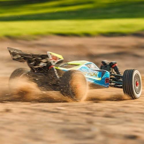 Buggy ARRMA Typhon 4X4 RTR 1/8 Cepillado Azul (Sin Batería/Cargador)