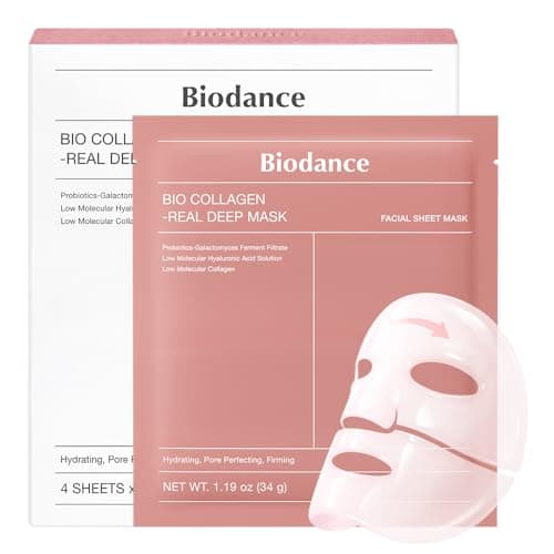 Mascarilla Facial BIODANCE Bio-Colágeno: Hidratación Nocturna, Piel Firme y Poros Minimizados (Skincare Coreano)