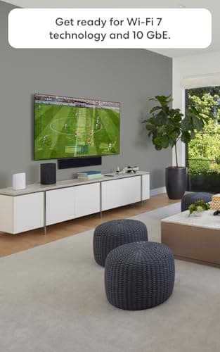 Amazon eero Max 7 mesh wifi system (newest model) - Supports internet plans up to 10 Gbps, Coverage up to 10,000 sq. ft., Connect 750+ devices, 4-pack thumbnail 3