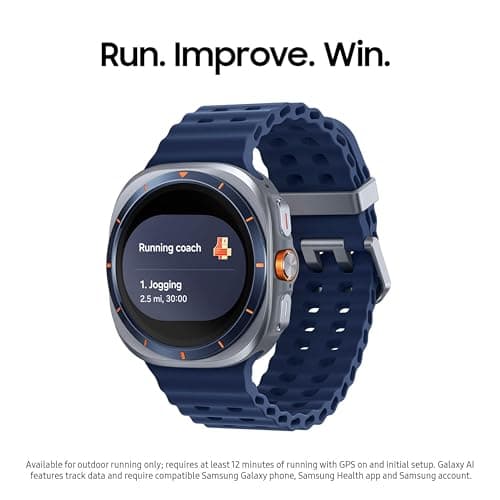 Samsung Galaxy Watch Ultra (2025) 47mm LTE Smartwatch, Titanium Casing, Advanced Sleep Coaching, Running Coach, Energy Score, Heart Rate Tracking, GPS, Titanium White [US Version,  thumbnail 4