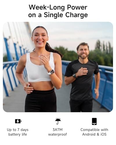 Woneligo Smart Watch for Women, Answer/Make Calls, Alexa Built-in, 1.85" Touch Screen Fitness Tracker for Android & iPhone, Heart Rate/Sleep/SpO2 Monitor Smartwatch, Waterproof (Wh