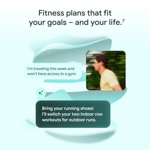 Fitbit Charge 6 Fitness Tracker with Google Apps - Heart Rate on Exercise Equipment - 3-Month Google Health Premium Membership Included - Health Tools - Gold/Coral - Small&Large Ba thumbnail 8