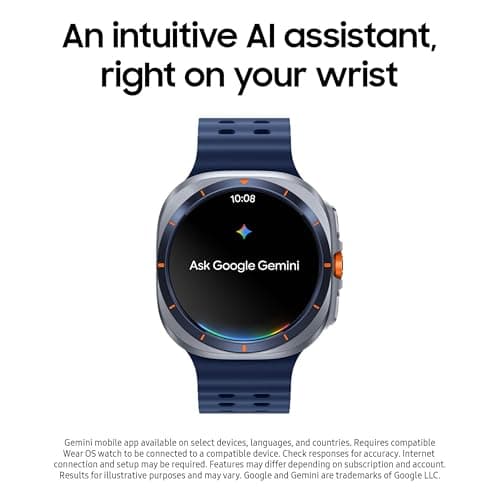 Samsung Galaxy Watch Ultra (2025) 47mm LTE Smartwatch, Titanium Casing, Advanced Sleep Coaching, Running Coach, Energy Score, Heart Rate Tracking, GPS, Titanium White [US Version,  thumbnail 6