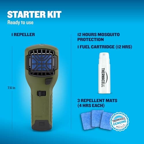 Thermacell Repelente de Mosquitos Combustible ZoneGuard Extreme, Verde