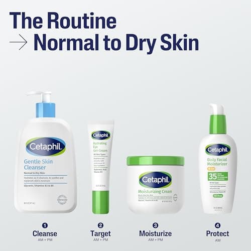Cetaphil Face Wash, Hydrating Gentle Skin Cleanser for Dry to Normal Sensitive Skin, 2 oz 12 Pack, Fragrance Free, Soap Free and Non-Foaming