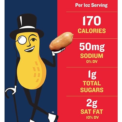 PLANTERS Lightly Salted Peanuts, Plant Based Protein Snacks, 16 Oz (1 Ct) thumbnail 8