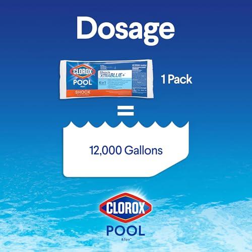 Clorox® Pool&Spa™ Shock XTRABLUE® Plus, Kills Bacteria & Algae in Swimming Pools, Swim-Ready in 15 Minutes, (12-Pack), Granular thumbnail 5