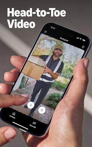 Ring Battery Doorbell, Home or business security with Head-to-Toe video, Live View with Two-Way Talk, and Motion Detection & Alerts, Satin Nickel thumbnail 2