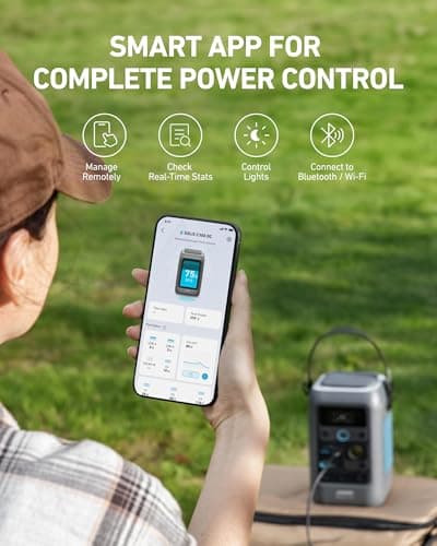 Anker SOLIX C300 DC Power Bank Station, Outdoor 288Wh Portable Power Station, LiFePO4 Battery, 300W Solar Generator, for Camping, Traveling, and Emergencies (No Wall Charger Includ thumbnail 8