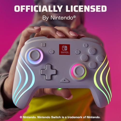 PDP Afterglow Wave Wireless RGB Gaming Controller for Nintendo Switch 2 thumbnail 5