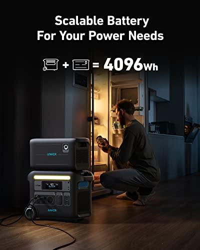 Anker SOLIX F2000 Portable Power Station, PowerHouse 767, 2400W Solar Generator, GaNPrime Battery Generators for Home Use, LiFePO4 Power Station for Outdoor Camping, and RVs (Solar thumbnail 3