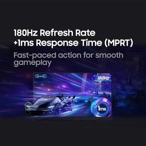 Samsung 27" Odyssey G5 (G51F) Gaming Monitor - QHD (1440P), 180Hz, 1ms, AMD FreeSync, HDR10, Height Adjustable Stand, Black Equalizer, Virtual Aim Point, Auto Source Switch+, LS27F thumbnail 3