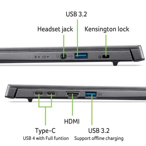 acer Aspire 14 AI Copilot+ PC | 14" WUXGA Display | Intel Core Ultra 5 Processor 226V | NPU: Up to 40 Tops - GPU: Up to 53 Tops | Intel ARC 130V | 16GB LPDDR5X | 512GB SSD | Wi-Fi 