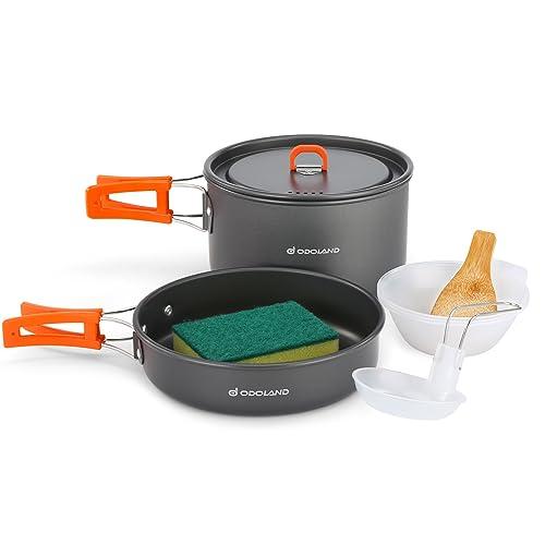 Set de Cocina Odoland 9pz Antiadherente para Acampar