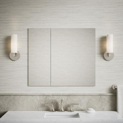 Kohler 55064-NA Embark Slim Medicine Cabinet Mirror, Adjustable Shelves with Mirrored Doors, 30 in. W x 26 in. H thumbnail 2