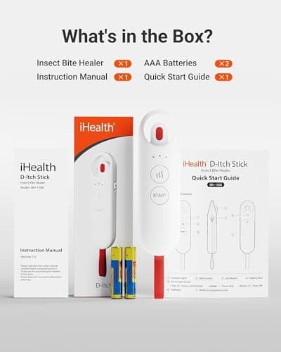 Miniatura de iHealth D-Itch Stick: Alivio Rápido para Piquetes con 3 Modos de Calor, Seguro para Niños y Portátil 8