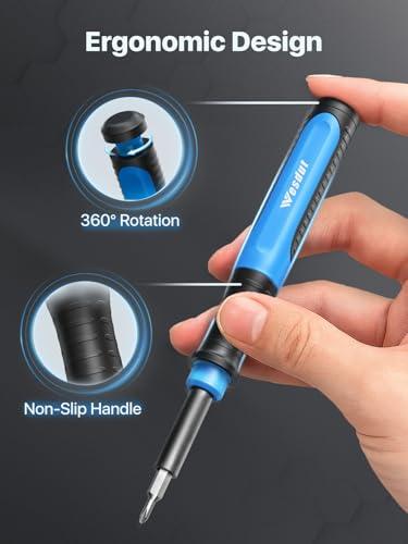 Wesdut 52in1 Small Precision Screwdriver Set with torx, Mini Screw Driver Set, Magnetic Repair Tool Kit for Phone, Computer, Laptop, PS4 PS5, Xbox, Switch, Eyeglasses, Watch, Elect thumbnail 5