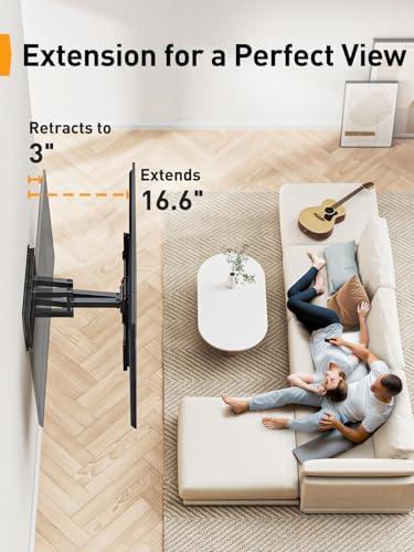 Soporte de TV Perlegear UL Articulado de Movimiento Completo para 42-90" (hasta 60kg)