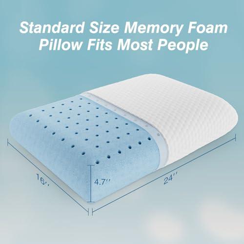 Almohada DUMOS Memory Foam con Gel Enfriador para Dormir