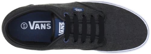 Miniatura de Tenis Vans Atwood de lona para hombre, Negro/Orión, 7.5 M US 5