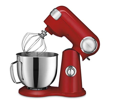 Batidora de Pedestal Cuisinart, 12 Velocidades, Tazón de 5.5 Cuartos, Rojo Rubí, SM-50R