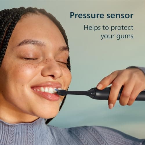 Cepillo Dental Eléctrico Philips Sonicare 4200 Recargable, 1 Cabezal, Negro