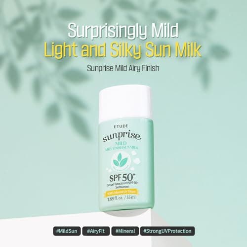 Bloqueador ETUDE Sunprise SPF 50+ PA++++ | Mineral, No Graso, Larga Duración