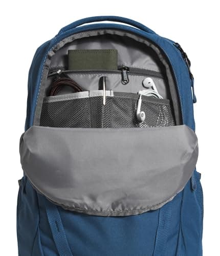 The North Face Vault Everyday Laptop Backpack - Commuter Travel Bag, Water-Repellent Finish, Spacious Compartment, Shady Blue/TNF White-NPF, One Size thumbnail 6