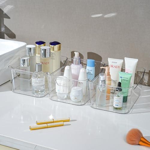 Miniatura de AntStep: Paquete de 12 Contenedores Organizadores Transparentes con Asa 9