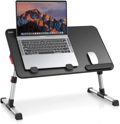 Laptop Desk Table, SAIJI Adjustable Laptop Stand, Portable Lap Desks thumbnail 9