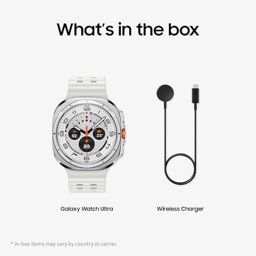 Samsung Galaxy Watch Ultra (2025) 47mm LTE Smartwatch, Titanium Casing, Advanced Sleep Coaching, Running Coach, Energy Score, Heart Rate Tracking, GPS, Titanium White [US Version,  thumbnail 11
