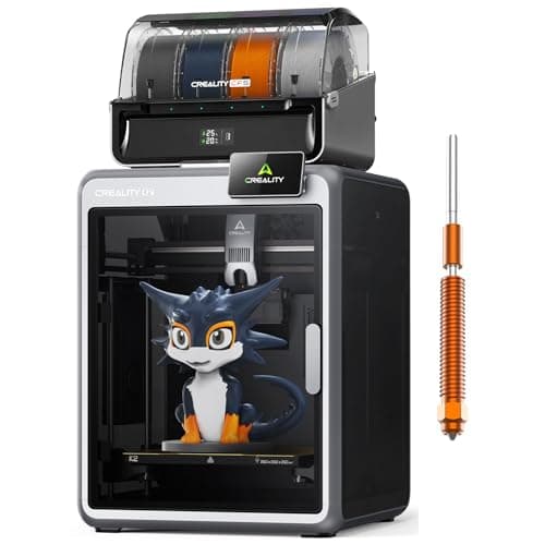 Creality K2 Combo (A) 3D Printer, Multicolor Printing with CFS, 600mm/s Printing Speed, 95% Pre-Assemble, Smart Al Camera & Auto Leveling, Next-Gen Direct Drive Extruder, Build Vol