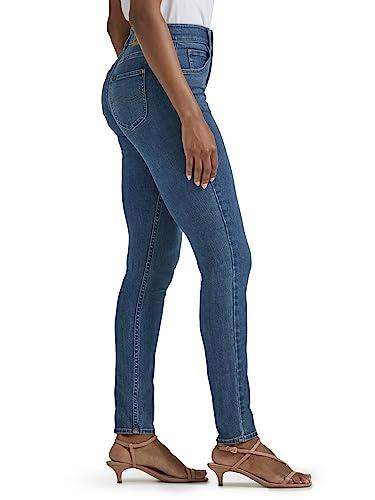 Lee Womens Ultra Lux Comfort with Flex Motion High Rise Skinny Jeans, Blue Format, 6 US thumbnail 3