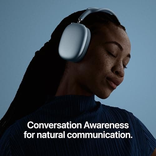 Apple AirPods Max 2 Wireless Over-Ear Headphones, Active Noise Cancellation, Adaptive Audio, Personalized Spatial Audio, Live Translation, Bluetooth Headphones for iPhone – Midnigh thumbnail 5