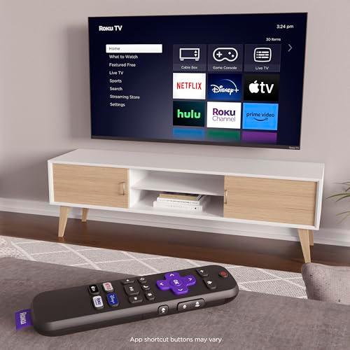 Controles Remotos Roku TV Originales (Paquete de 2) - Fácil Configuración y Accesos Directos