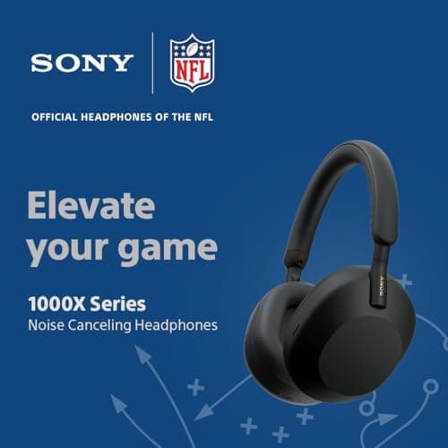Sony WH-1000XM5 Premium Noise Cancelling Wireless Headphones, Smoky Pink