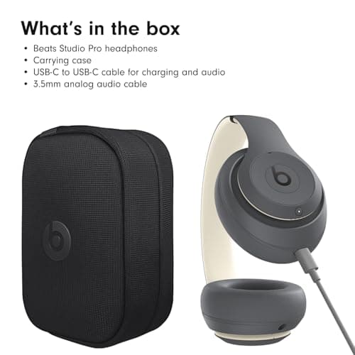 Audífonos Beats Studio Pro Inalámbricos Premium - ANC, 40h de Batería, Compatibles iOS/Android