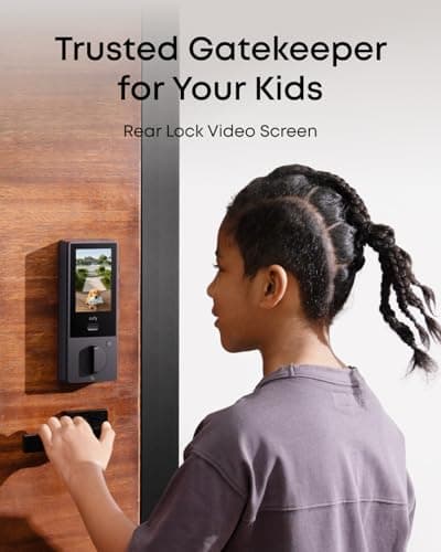 Cerradura Inteligente eufy FamiLock S3 Max: Reconocimiento de Palma y Cámara 2K HDR