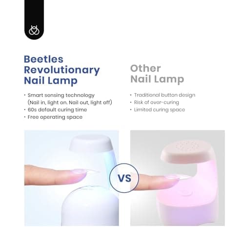 Beetles Gel Nail Kit Almond-500Pcs Gel Nails Tip Easy Extension Set Short Almond Shape 9 In 1 Nail Glue Extension Set Uv Led Lamp Acrylic False Tips Kit DIY Nails Art Gifts for Wom thumbnail 4