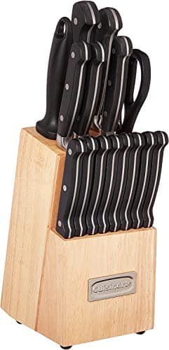Cuisinart C77TR-16P Triple Rivet Collection 16-Piece Cutlery Block Set, Stainless Steel thumbnail 2