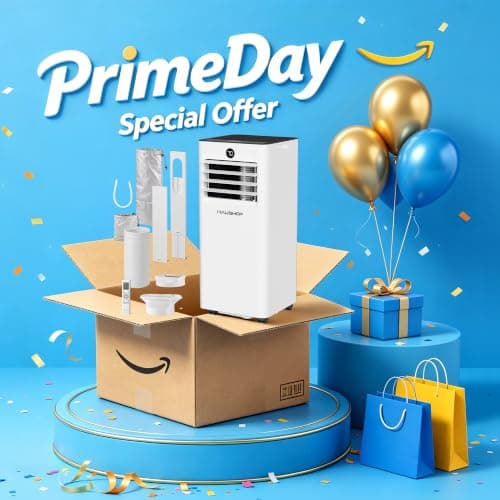 HAUSHOF Portable Air Conditioner, 10000 BTU Portable AC Unit with Cool, Fan, Dry & Sleep Mode for Rooms up to 450 sq.ft, Remote Control, 24H Timer, Window Kit & Exhaust Hose Sleeve thumbnail 2