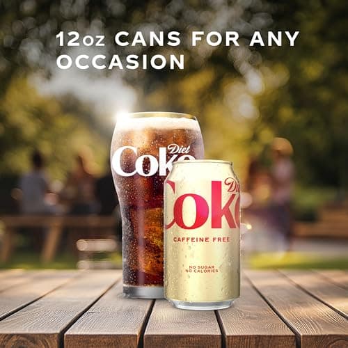 Diet Coke Caffeine Free Soda, 12 fl oz, 12 Pack (Package May Vary)