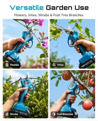 SEESII Electric Pruning Shears, 1.4" Cutting Cordless Pruner for Gardening thumbnail 8