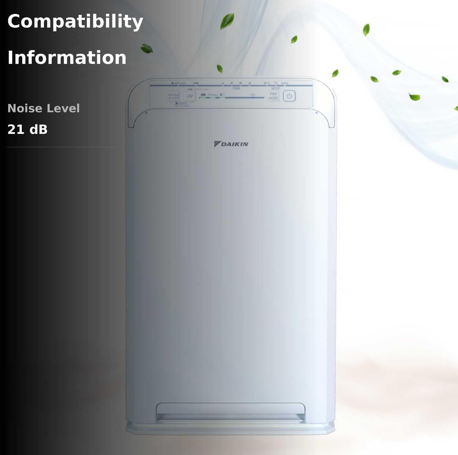 Daikin MCB50YSAU Room Air Purifier for Home, HEPA, Activated Carbon